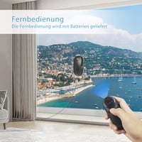Tosima W2 Ablaktisztító Robot 3800 Pa Szívóerővel - Távirányítós, Intelligens Navigációs Rendszerrel, Automatikus Peremfelismeréssel Bel- és 7