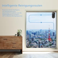Tosima W2 Ablaktisztító Robot 3800 Pa Szívóerővel - Távirányítós, Intelligens Navigációs Rendszerrel, Automatikus Peremfelismeréssel Bel- és 4
