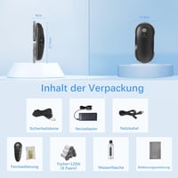 Tosima W2 Ablaktisztító Robot 3800 Pa Szívóerővel - Távirányítós, Intelligens Navigációs Rendszerrel, Automatikus Peremfelismeréssel Bel- és 9