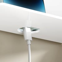 Toski Öntapadós Fali Polc 23cm Fehér - 2 Darab Szett, Fúrás Nélkül - 12T x 23B x 9H cm 4