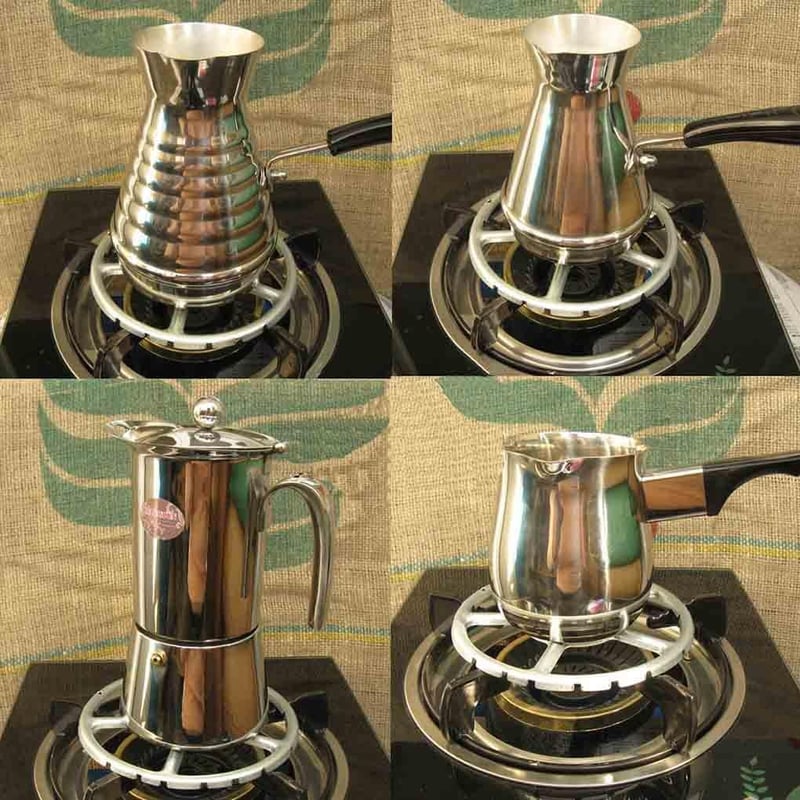 ToSSme Multifunkcionális Gázégő Adapter Trivet Konyhai Hőelosztó 6 Hüvelyk