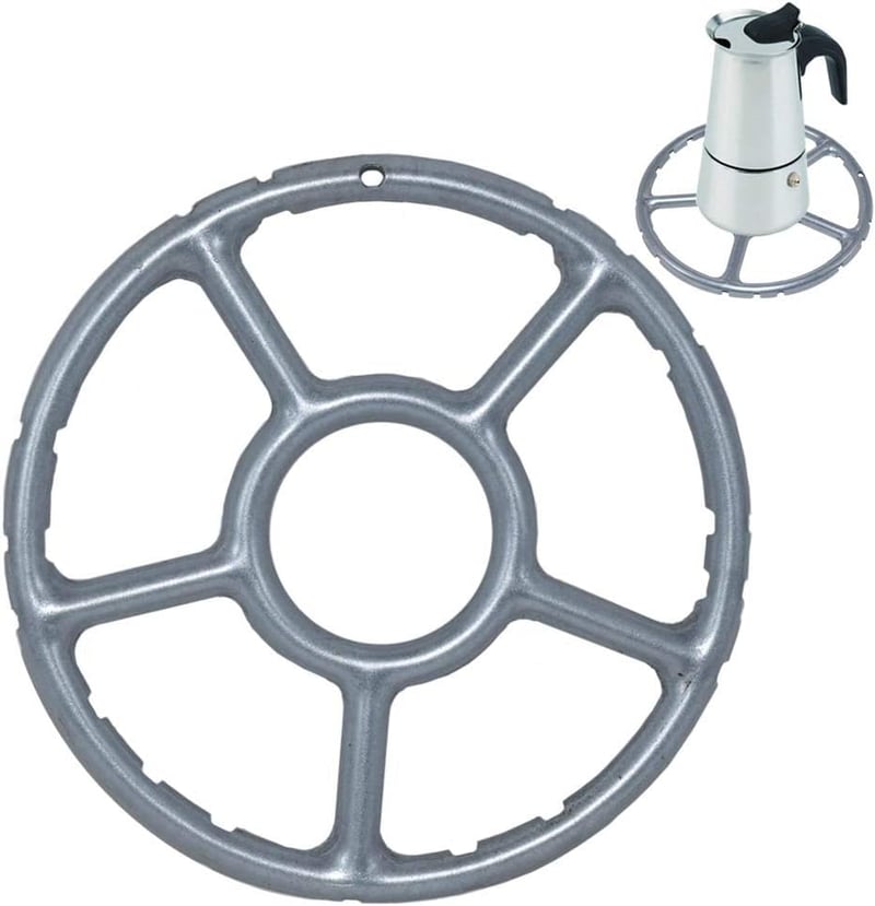 ToSSme Multifunkcionális Gázégő Adapter Trivet Konyhai Hőelosztó 6 Hüvelyk