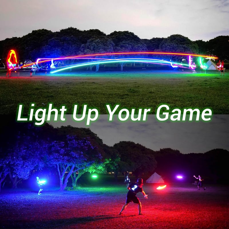 TOSY LED repülő korong 108 RGB leddel, okos módok, vízálló, újratölthető