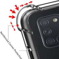 Totill Samsung Galaxy A21s Tok - Ütésálló, Kristálytiszta, Vékony TPU Védelem 5