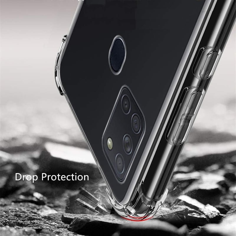Totill Samsung Galaxy A21s Tok - Ütésálló, Kristálytiszta, Vékony TPU Védelem