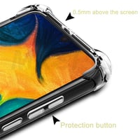 Priehľadný silikónový TPU kryt Totill pre Samsung Galaxy A40 – Ochranné puzdro odolné voči nárazom a poškriabaniu, kompatibilné s držiakmi na bicykel aj do auta 3