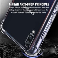 Priehľadný silikónový TPU kryt Totill pre Samsung Galaxy A40 – Ochranné puzdro odolné voči nárazom a poškriabaniu, kompatibilné s držiakmi na bicykel aj do auta 5