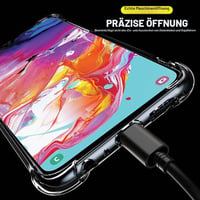 Priehľadný silikónový TPU kryt Totill pre Samsung Galaxy A40 – Ochranné puzdro odolné voči nárazom a poškriabaniu, kompatibilné s držiakmi na bicykel aj do auta 6
