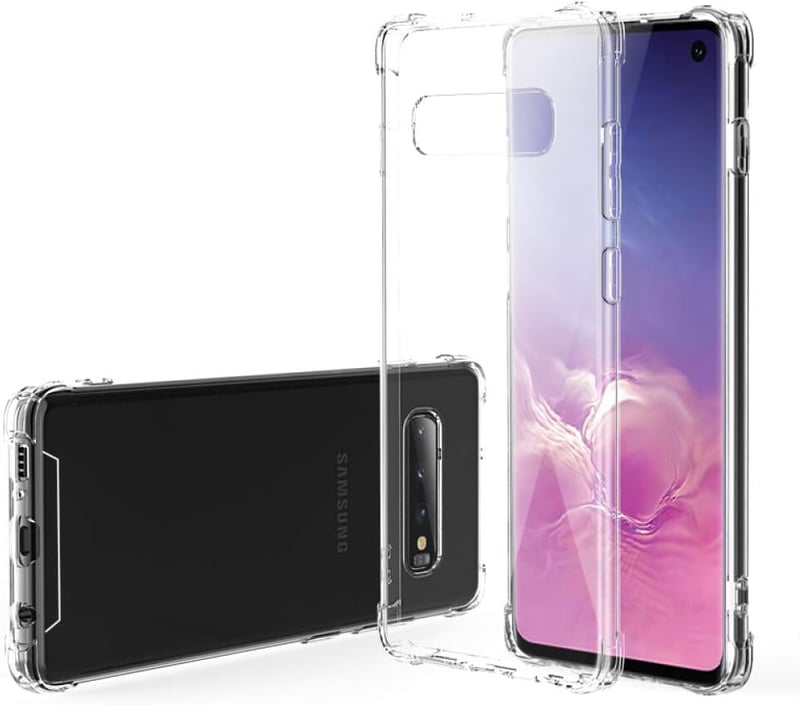 Totill Samsung Galaxy S10 átlátszó szilikon tok, ütésálló bumper védelem