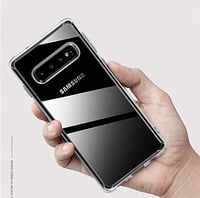 Totill Samsung Galaxy S10 átlátszó szilikon tok, ütésálló bumper védelem 2