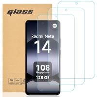 Folie de protecție din sticlă securizată Totill pentru Xiaomi Redmi Note 14, 1 buc. - Duritate 9H, transparență HD, folie din sticlă rezistentă la zgârieturi 2