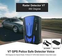 TOTMOX V7 Radar Detektor 16 Sávos GPS 360° Lézer Sebességmérő Érzékelő 6