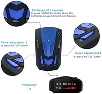 TOTMOX V7 Radar Detektor 16 Sávos GPS 360° Lézer Sebességmérő Érzékelő 3