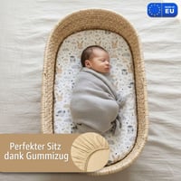 Set 3 Cearșafuri cu Elastic pentru Cărucior Totsy Baby - cu Protecție pentru Saltea, Fixare Elastică 3