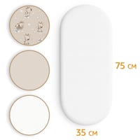 Set 3 Cearșafuri cu Elastic pentru Cărucior Totsy Baby - cu Protecție pentru Saltea, Fixare Elastică 2