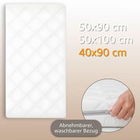 Matrac do kočíka Totsy Baby 90x40 cm – Obdĺžnikový matrac do kolísky a prístelky pre novorodencov 3