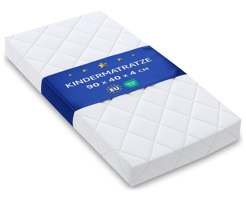 Matrac do kočíka Totsy Baby 90x40 cm – Obdĺžnikový matrac do kolísky a prístelky pre novorodencov