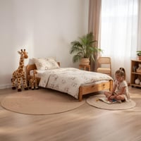 Súprava detskej prikrývky Totsy Baby bez obliečky 100x135 cm a vankúša 60x40 cm - Bavlnená detská deka s motívom žirafy, certifikát Oeko-Tex 6