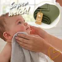 Pătură din muselină pentru bebeluși Totsy Baby, păturică din bumbac 75x60 cm, verde salvie - Oeko-Tex, scutece, pătură confortabilă pentru copii, păturică subțire din muselină pentru bebeluși 3