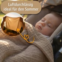 Pătură din muselină pentru bebeluși Totsy Baby, păturică din bumbac 75x60 cm, verde salvie - Oeko-Tex, scutece, pătură confortabilă pentru copii, păturică subțire din muselină pentru bebeluși 4