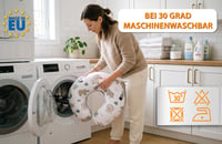 Totsy Baby jastuk za dojenje mali Minky 130 cm, s uzorkom sove siva B, za putovanja, jastuk za pozicioniranje, Oeko-Tex 5