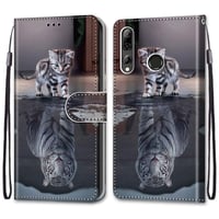 Premium novčanik maska za Honor 20 Lite od PU kože, preklopna maska otporna na udarce s uzorkom za Huawei Honor 20 Lite 3