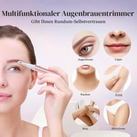 TOUCHBeauty AG-1658 Elektrický zastrihávač obočia a tvárových chĺpkov pre ženy, odstraňovač chĺpkov v nose a ušiach, vodoodolný, prenosný, ružový 2