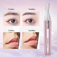 TOUCHBeauty AG-1658 Elektrický zastrihávač obočia a tvárových chĺpkov pre ženy, odstraňovač chĺpkov v nose a ušiach, vodoodolný, prenosný, ružový 5