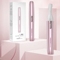 TOUCHBeauty AG-1658 Elektrický zastrihávač obočia a tvárových chĺpkov pre ženy, odstraňovač chĺpkov v nose a ušiach, vodoodolný, prenosný, ružový 8