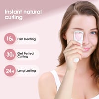 TOUCHBeauty AG-2003-BT elektromos szempilla göndörítő, fűthető szilikon párnával, rózsaszín 2
