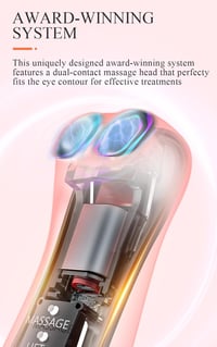 TOUCHBeauty Szemmaszírozó EMS Technológiával - Újratölthető Szemkörnyék Ápoló Melegítő és Vibrációs Funkcióval, Szarkalábak és Karikák Ellen 6