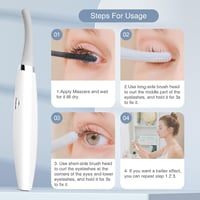 TOUCHBeauty USB-s elektromos szempilla göndörítő 3 hőfokozattal, 10 másodperces felmelegítés 7