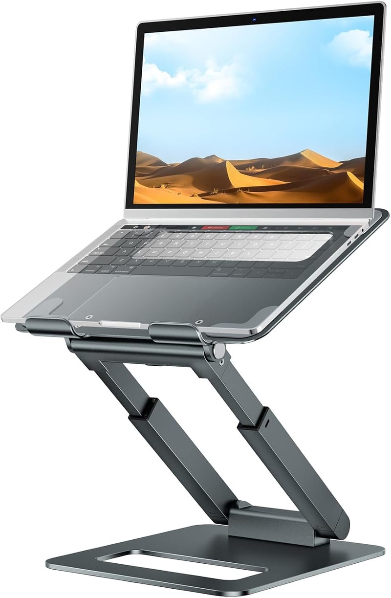 tounee Állítható Laptop Állvány 10-17 Colos Notebookhoz, Ergonomikus Asztali Támasz