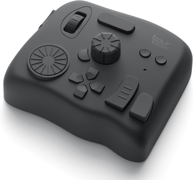 TOUR BOX Elite Bluetooth Szerkesztő Kontroller Fotó Videó Grafika Makró Billentyűzet