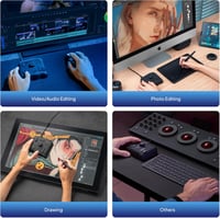 TourBox NEO Szerkesztő Kontroller Fotó Videó Grafika Makró Billentyűzet 8