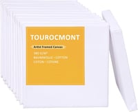 TOUROCMONT 10 darabos feszítőkeret szett 20x20 cm vászon festéshez 1