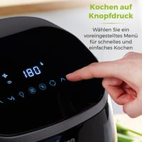 Friteuză cu aer cald digitală Tower T17076 Xpress Pro Combo 10 în 1, XXL, capacitate 11 L, temporizator 60 minute, 2000W, circulație rapidă a aerului, negru 7