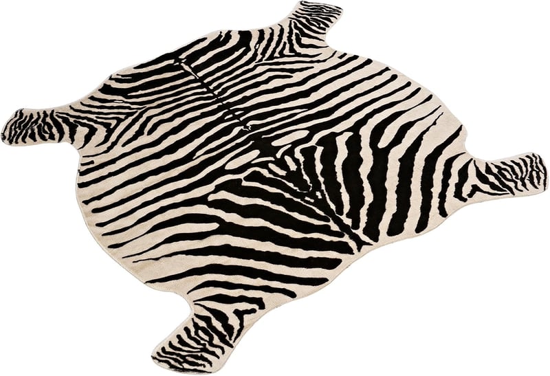 townssilk Zebra Mintás Szőnyeg 4,3x4,7 Láb Otthonhoz