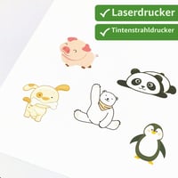 TownStix tlačiteľný nálepkový papier A4 – 150 listov, pre atramentové a laserové tlačiarne, samolepiace štítky 2