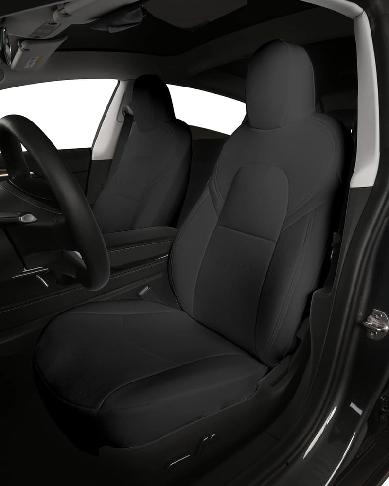 TOYOUN Tesla Model 3 autóülés huzat szett 2017-2023 fekete teljes védelem