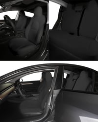 TOYOUN Tesla Model 3 autóülés huzat szett 2017-2023 fekete teljes védelem 1