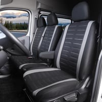 TOYOUN univerzalni set presvlaka za auto sjedala za furgon s 5 sjedala - siva 2