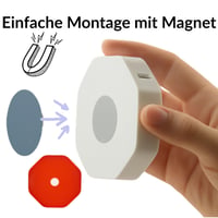 Detská LED nočná lampa Toys4Boys s 1000 mAh batériou – Červené magnetické nočné svetlo so senzorom pohybu – Stmievateľná lampa do detskej izby s 3 senzormi 3