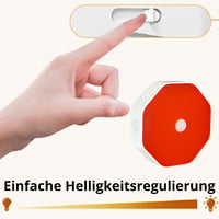 Detská LED nočná lampa Toys4Boys s 1000 mAh batériou – Červené magnetické nočné svetlo so senzorom pohybu – Stmievateľná lampa do detskej izby s 3 senzormi 7