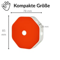 Detská LED nočná lampa Toys4Boys s 1000 mAh batériou – Červené magnetické nočné svetlo so senzorom pohybu – Stmievateľná lampa do detskej izby s 3 senzormi 9