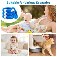 Rezerve pentru coșul de scutece Toyvile, 16 bucăți, rezistență sporită la mirosuri, compatibile cu coșurile de scutece Tommee Tippee, Angelcare, LitterLocker, Spross, Littycat 7