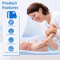 Rezerve pentru coșul de scutece Toyvile, 16 bucăți, rezistență sporită la mirosuri, compatibile cu coșurile de scutece Tommee Tippee, Angelcare, LitterLocker, Spross, Littycat 3