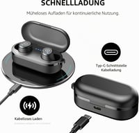 TOZO T10 Bluetooth 5.0 True Wireless slúchadlá, IPX8 vodotesný in-ear headset s mikrofónom, prémiové hlboké basy, športové slúchadlá, čierne 8
