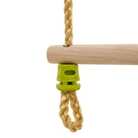 Scăriță din frânghie cu 5 trepte din lemn TP pentru cadru de cățărat de grădină, pentru înălțimi de 190-250 cm, accesoriu loc de joacă pentru copii 6