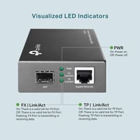 TP-Link MC220L 1000M RJ45 SFP konverter MiniGBIC modul támogatással 7